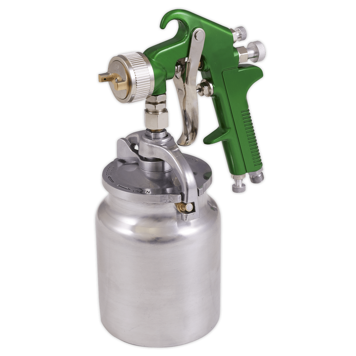 Sealey S725 Suction Feed Spray Gun 2.5mm Set - Up - S725 - Sealey Tools UK - Trade Counter Direct