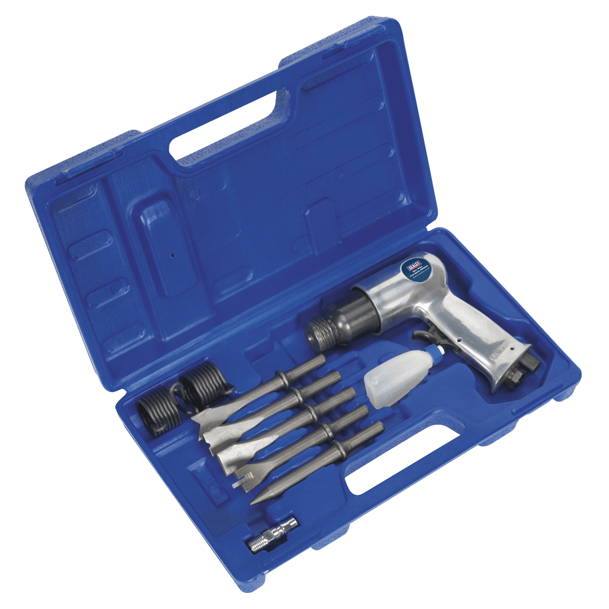 Sealey SA12/S Air Hammer Kit with Chisels Medium Stroke - SA12/S - Sealey Tools UK - Trade Counter Direct