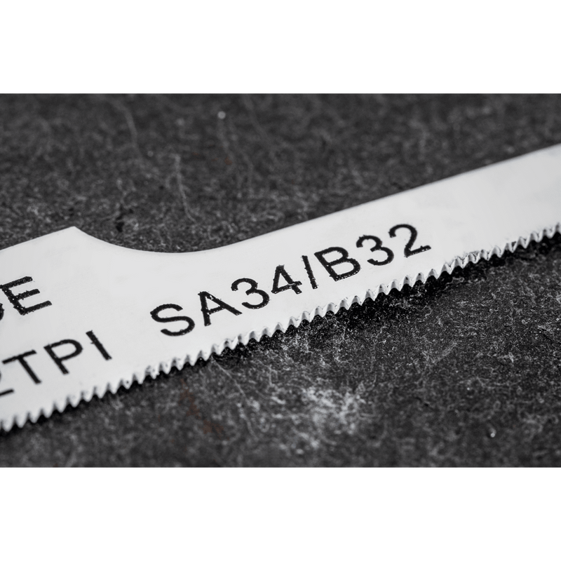 Sealey SA34/B3215 94.5mm HSS Air Saw Blade 32tpi - Pack of 15 - SA34/B3215 - Sealey Tools UK - Trade Counter Direct