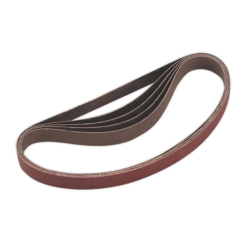 Sealey SA355/B80G Sanding Belt 20 x 520mm 80Grit Pack of 5 - SA355/B80G - Sealey Tools UK - Trade Counter Direct