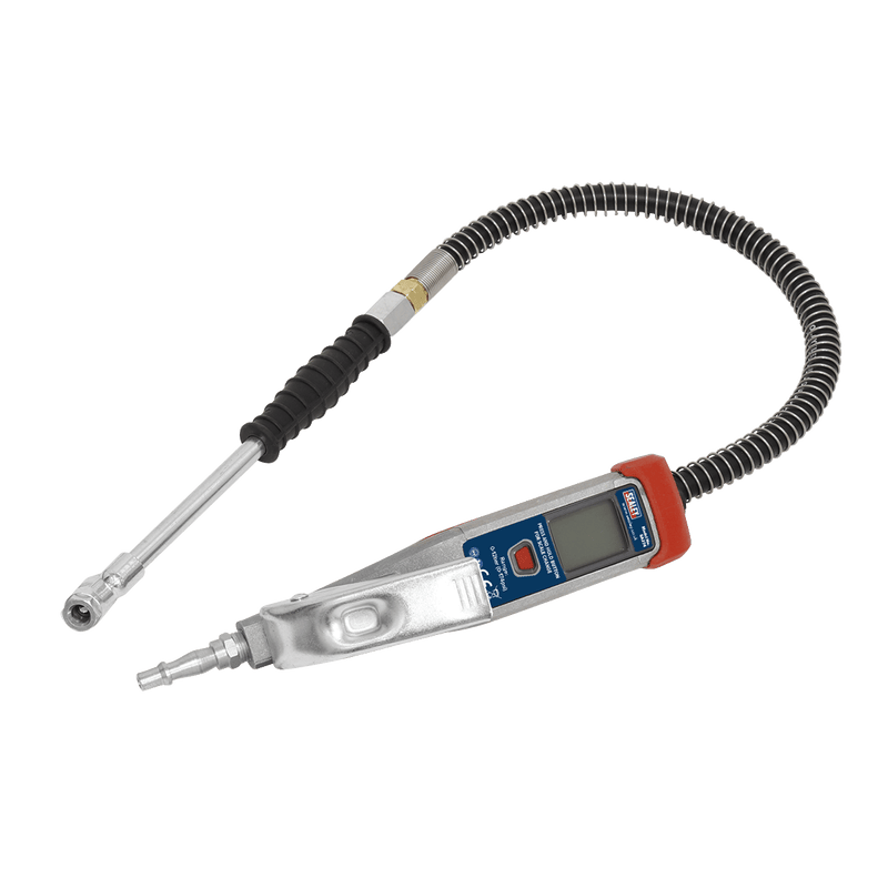 Sealey SA374 Digital Tyre Inflator 0.5m Hose with Twin Push - On Connector - SA374 - Sealey Tools UK - Trade Counter Direct