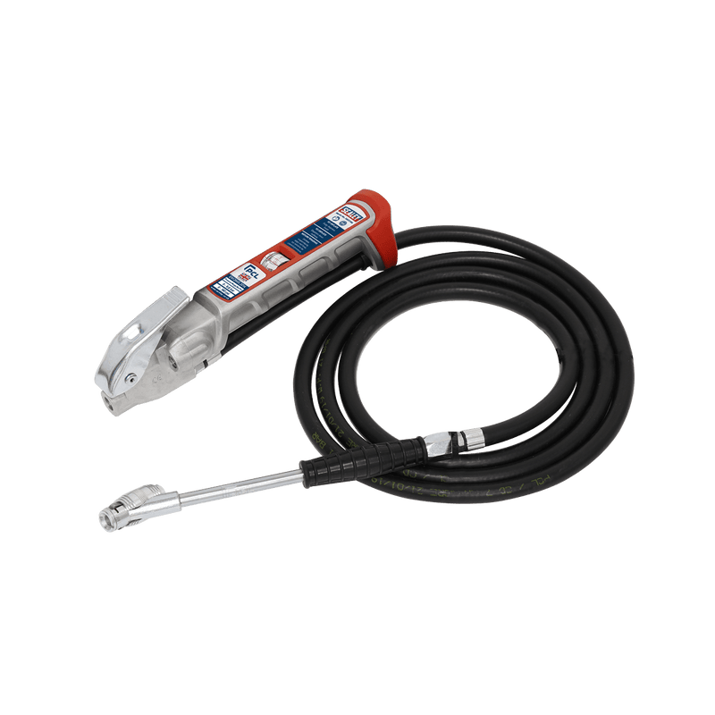 Sealey SA37/95 PCL Tyre Inflator with 2.5m Hose & Twin Clip-On Connector - SA37/95 - Sealey Tools UK - Trade Counter Direct