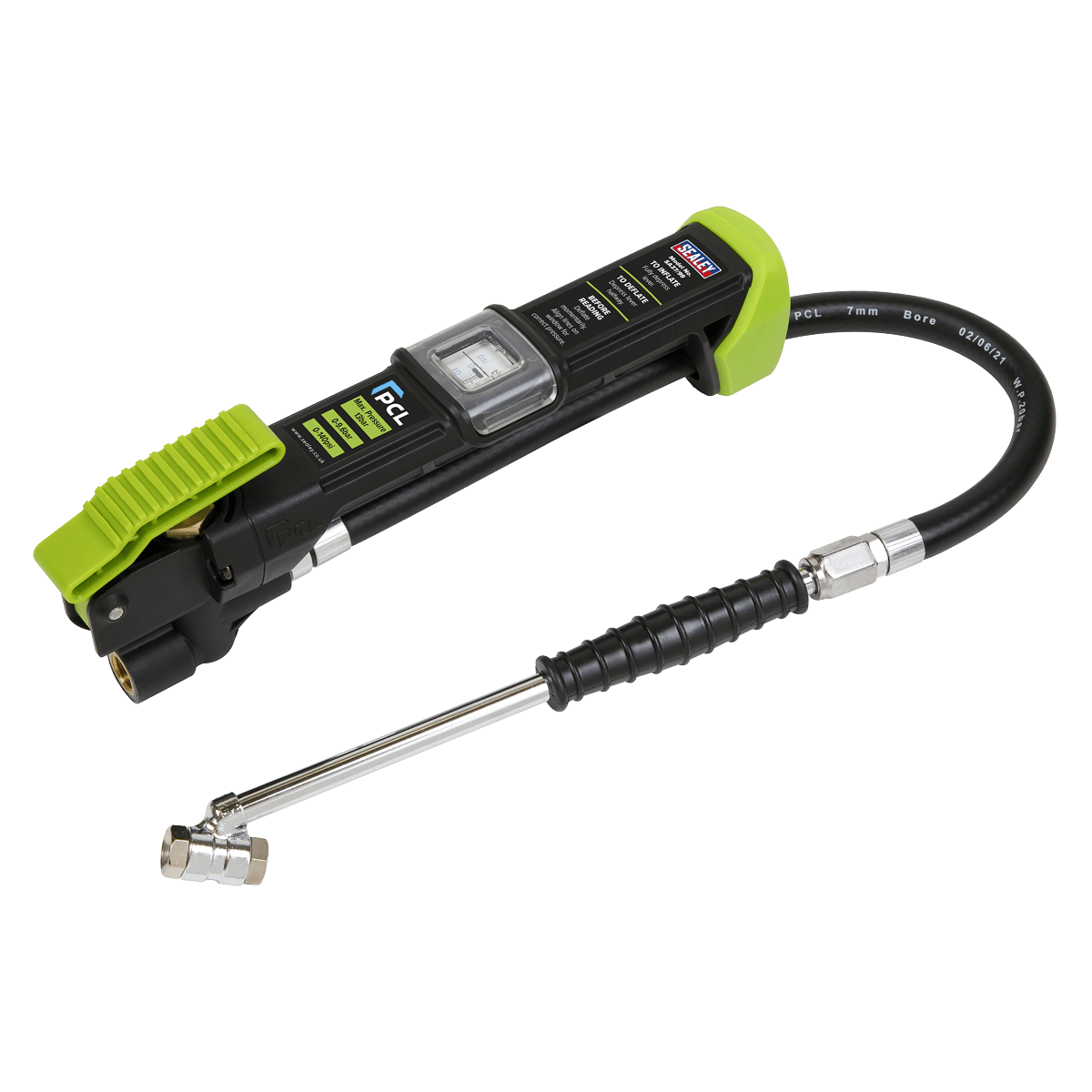 Sealey SA37/99 PCL Airlite Eco Tyre Inflator with Twin Push-On Connector - SA37/99 - Sealey Tools UK - Trade Counter Direct