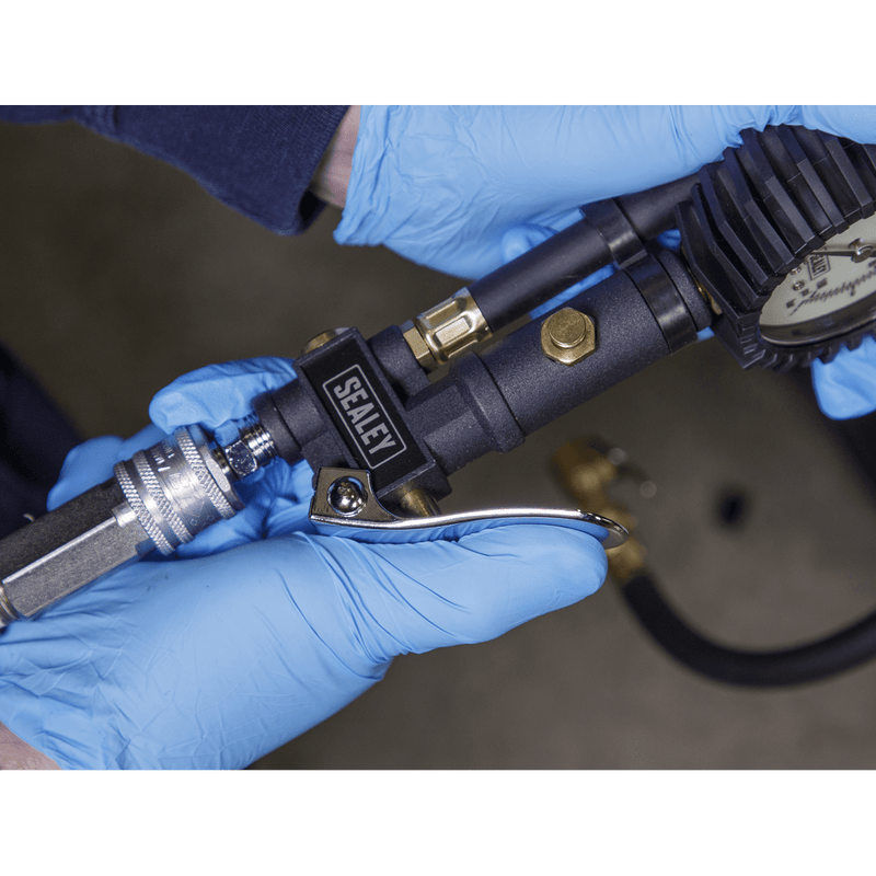 Sealey SA399 Tyre Inflator with Clip-On Connector - SA399 - Sealey Tools UK - Trade Counter Direct