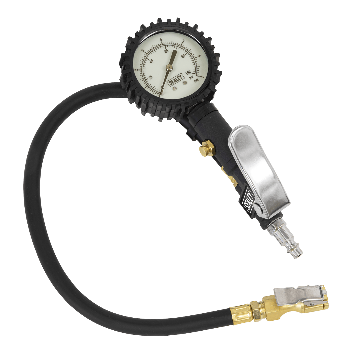 Sealey SA399 Tyre Inflator with Clip-On Connector - SA399 - Sealey Tools UK - Trade Counter Direct