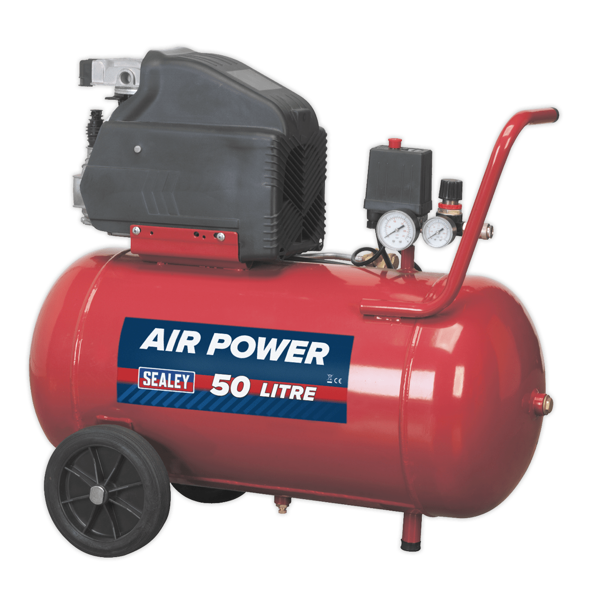 Sealey SA5020 Air Compressor 50L Direct Drive 2hp - SA5020 - Sealey Tools UK - Trade Counter Direct