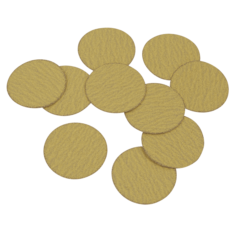 Sealey SA701D120G 50mm Sanding Disc 120Grit - Pack of 10 - SA701D120G - Sealey Tools UK - Trade Counter Direct