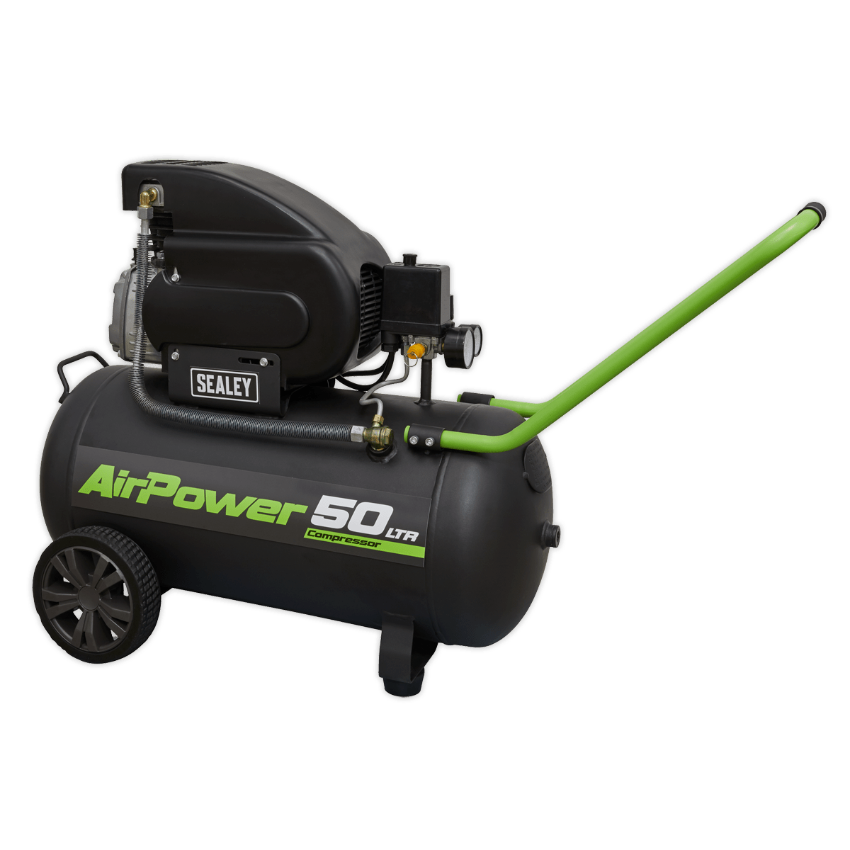 Sealey SAC5020E Compressor 50ltr Direct Drive 2hp - Direct Drive - SLY-16559 - Sealey Tools UK - Trade Counter Direct