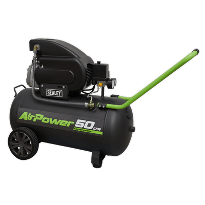 Sealey SAC5020E Compressor 50ltr Direct Drive 2hp - Direct Drive - SLY-16559 - Sealey Tools UK - Trade Counter Direct