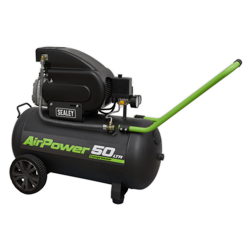 Sealey SAC5020E Compressor 50ltr Direct Drive 2hp - Direct Drive - SLY-16559 - Sealey Tools UK - Trade Counter Direct
