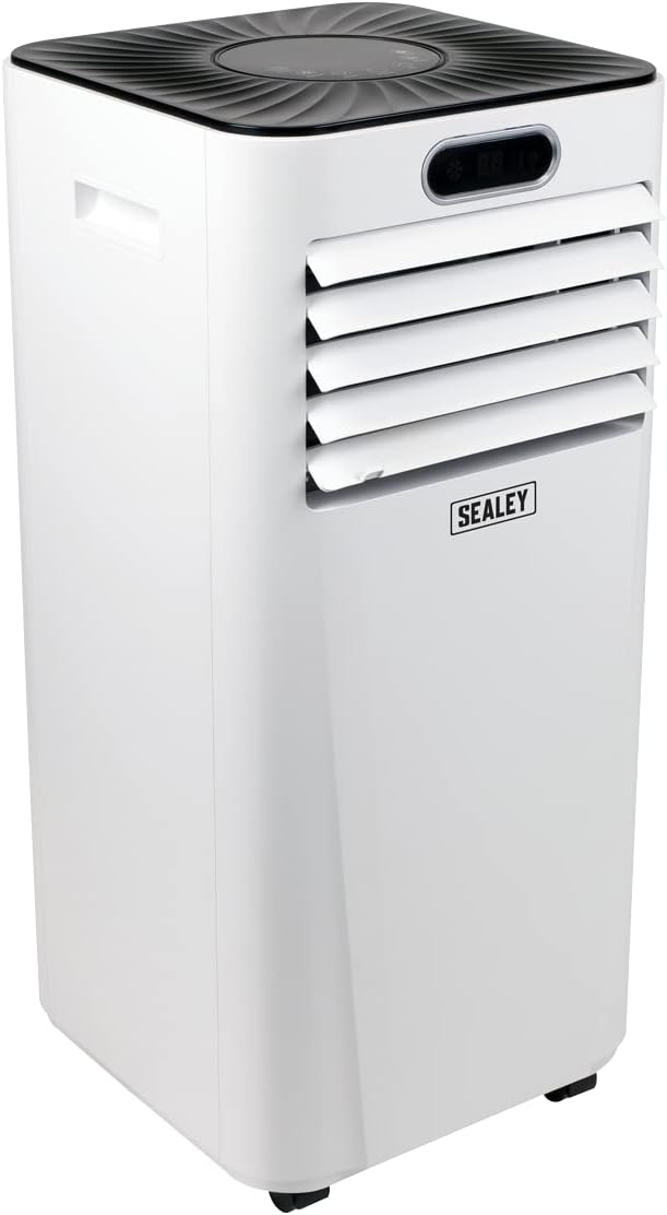 Sealey SAC7000 Portable Air Conditioner/Dehumidifier/Air Cooler with Window Sealing Kit 7,000Btu/hr - SAC7000 - Sealey Tools UK - Trade Counter Direct