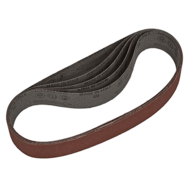 Sealey SB0011 30 x 540mm Sanding Belt 80Grit - Pack of 5 - SB0011 - Sealey Tools UK - Trade Counter Direct