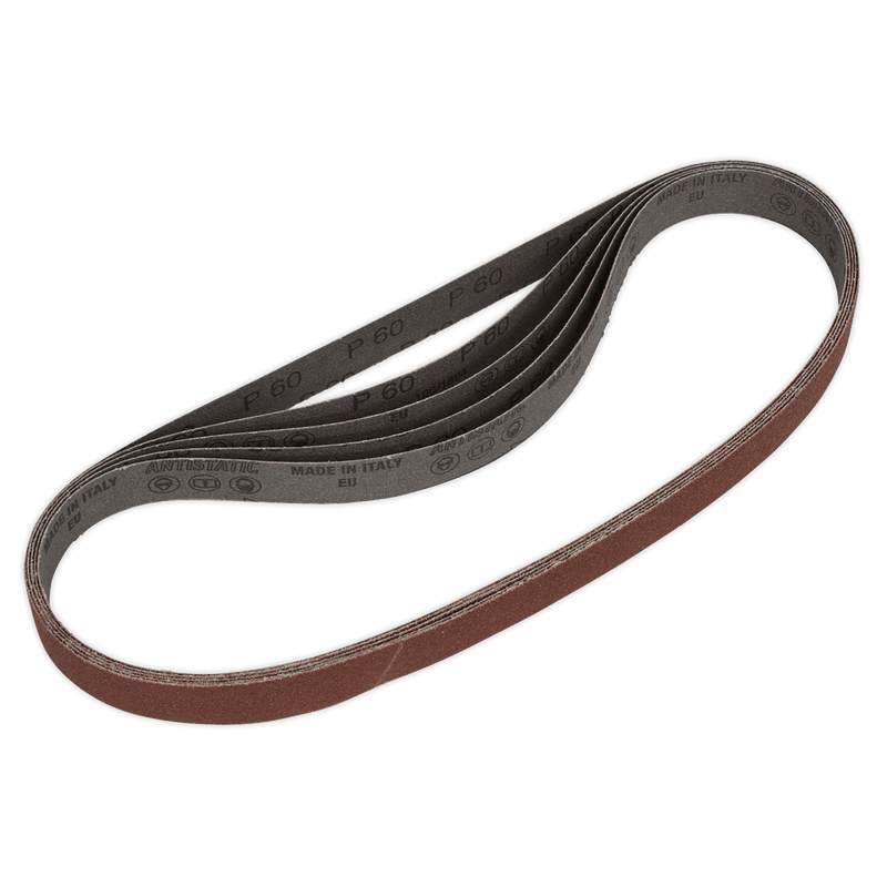 Sealey SB0020 25 x 762mm Sanding Belt 60Grit - Pack of 5 - SB0020 - Sealey Tools UK - Trade Counter Direct