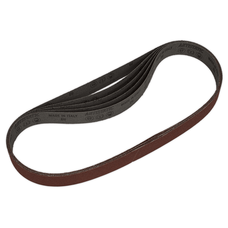 Sealey SB0021 25 x 762mm Sanding Belt 80Grit - Pack of 5 - SB0021 - Sealey Tools UK - Trade Counter Direct
