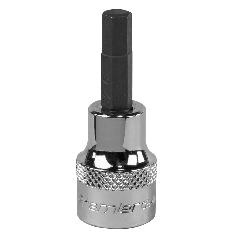 Sealey SBH009 Hex Socket Bit 6mm 3/8"Sq Drive - SBH009 - Sealey Tools UK - Trade Counter Direct