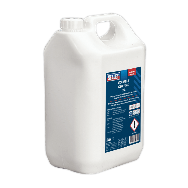 Sealey SCO/5L Soluble Cutting Oil 5L - SCO/5L - Sealey Tools UK - Trade Counter Direct