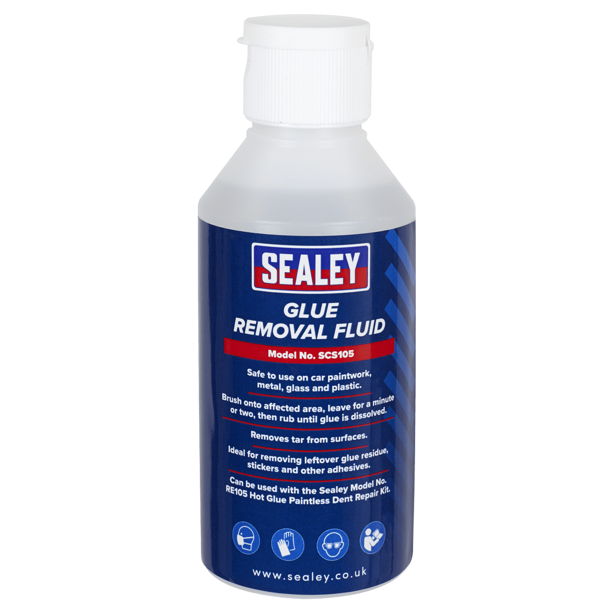 Sealey SCS105 200ml Glue Removal Fluid - SCS105 - Sealey Tools UK - Trade Counter Direct
