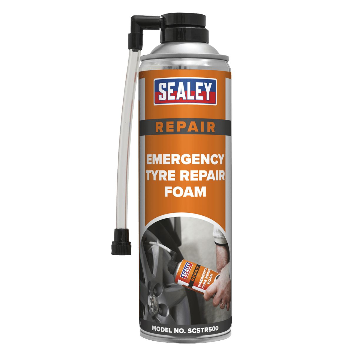 Sealey SCSTR500 Emergency Tyre Repair Foam 500ml - SCSTR500 - Sealey Tools UK - Trade Counter Direct