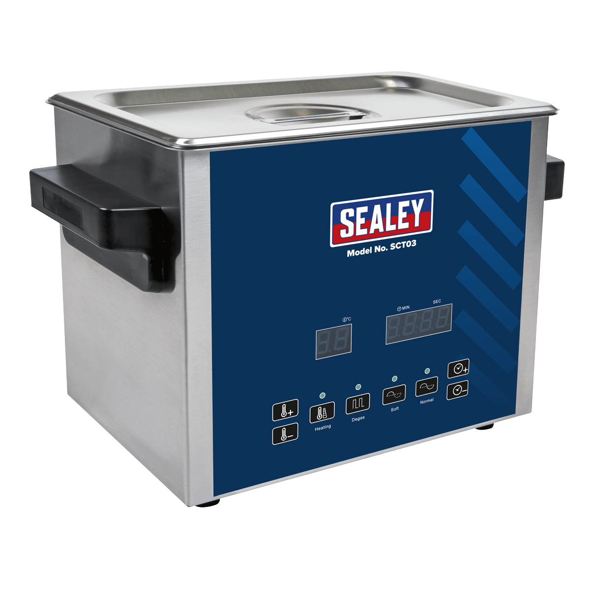 Sealey SCT03 Ultrasonic Parts Cleaning Tank 3L - SCT03 - Sealey Tools UK - Trade Counter Direct