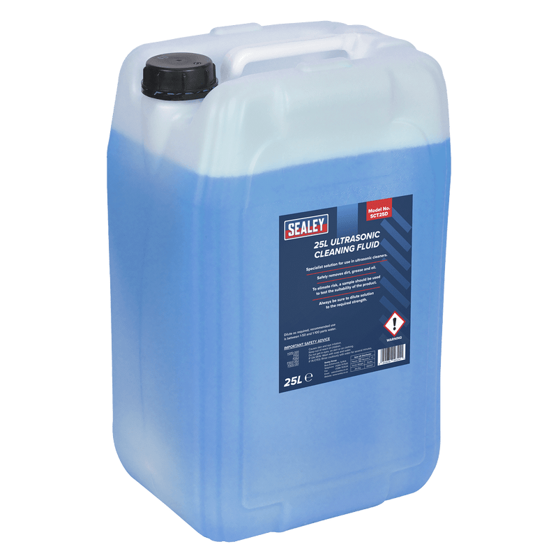 Sealey SCT25D Ultrasonic Cleaning Fluid 25L - SCT25D - Sealey Tools UK - Trade Counter Direct