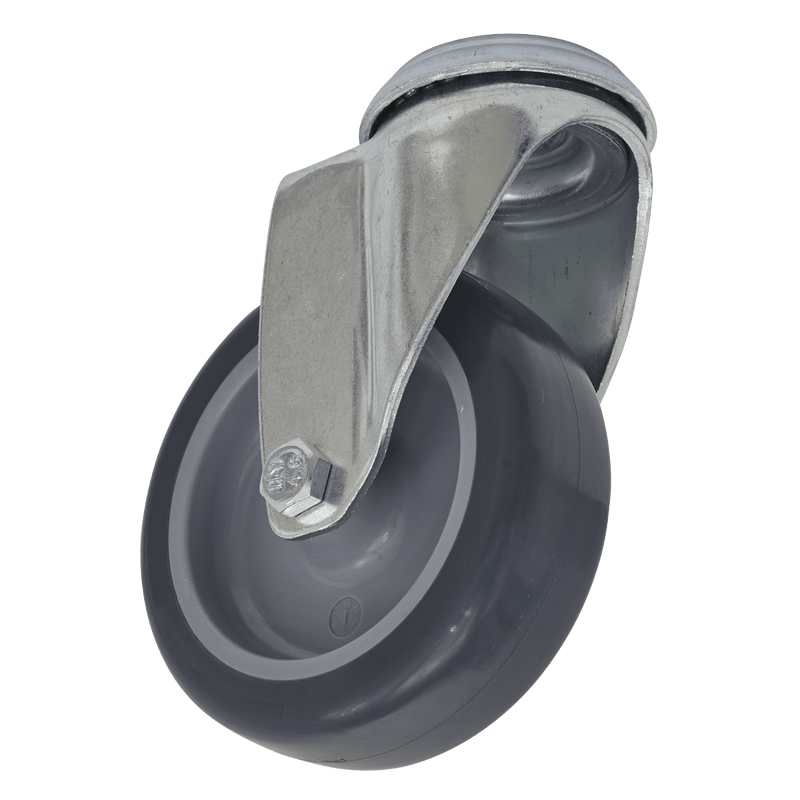 Sealey SCW275SB Castor Wheel Bolt Hole Swivel Ø75mm - SCW275SB - Sealey Tools UK - Trade Counter Direct