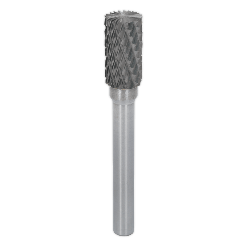 Sealey SDB01 Cylindrical Front End Cut Tungsten Carbide Rotary Burr 10mm - SDB01 - Sealey Tools UK - Trade Counter Direct