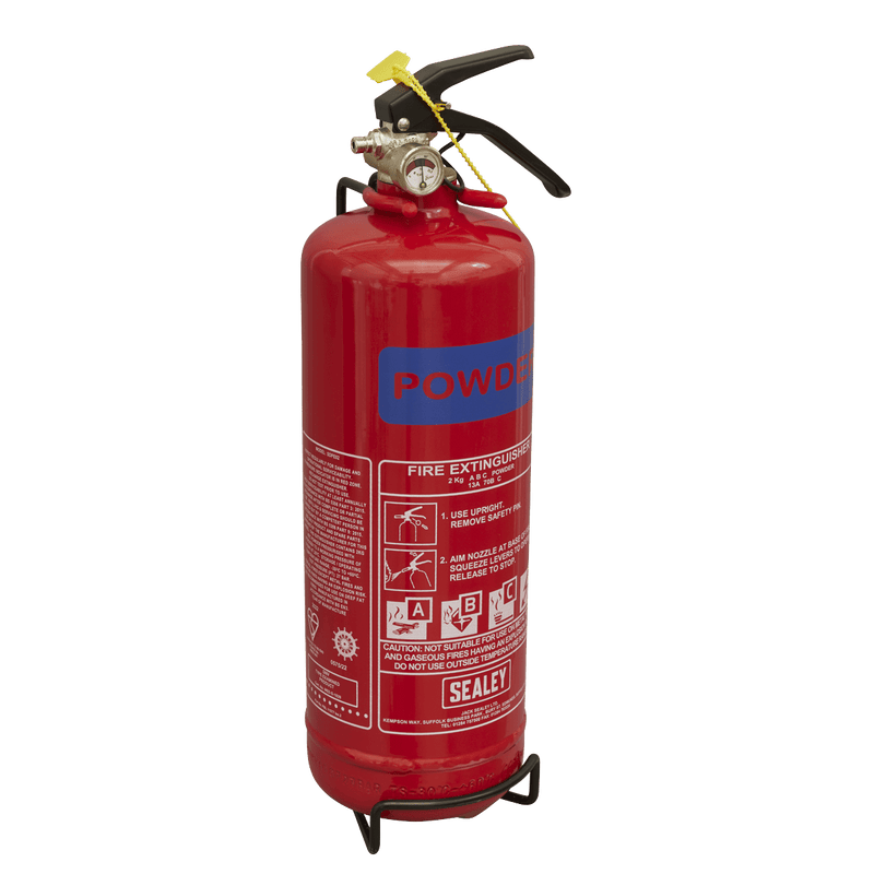 Sealey SDPE02 Dry Powder Fire Extinguisher 2kg - SDPE02 - Sealey Tools UK - Trade Counter Direct