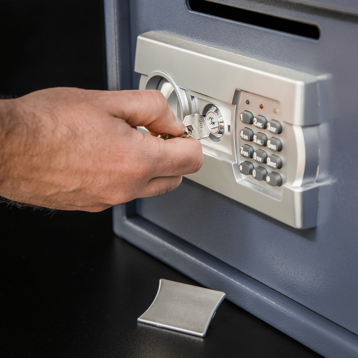 Sealey SECS01DS Electronic Combination Security Safe with Deposit Slot 350 x 250 x 250mm - SECS01DS - Sealey Tools UK - Trade Counter Direct