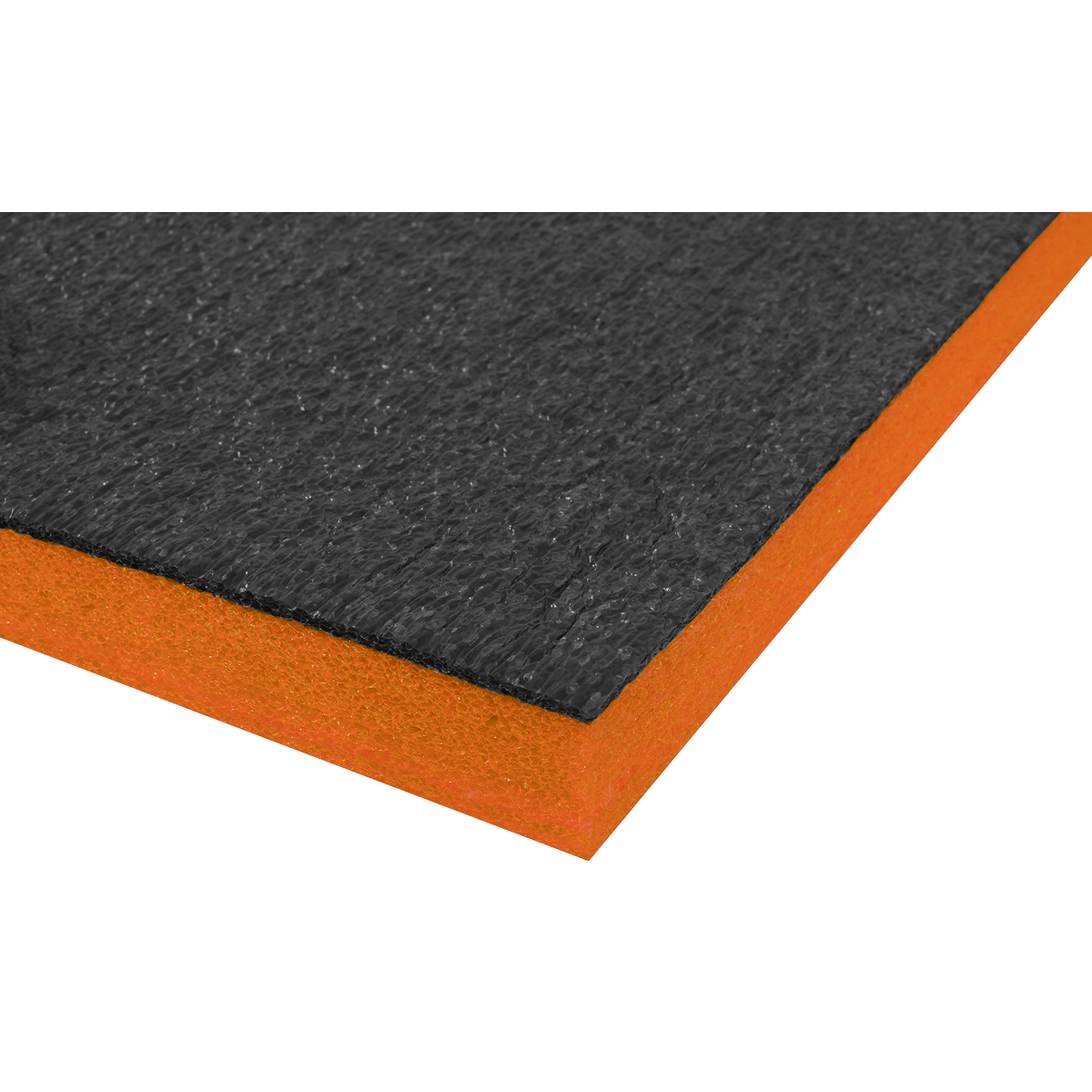 Sealey SF30OR Easy Peel Shadow Foam® 1200 x 550 x 30mm - Orange/Black - SF30OR - Sealey Tools UK - Trade Counter Direct