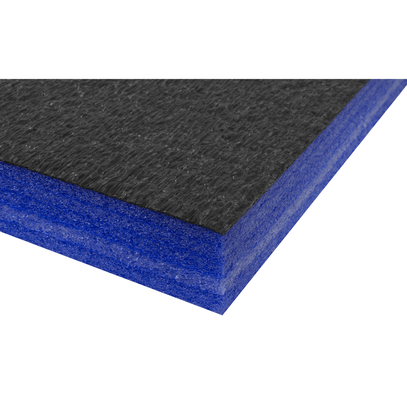 Sealey SF50B Easy Peel Shadow Foam® 1200 x 550 x 50mm - Blue/Black - SF50B - Sealey Tools UK - Trade Counter Direct