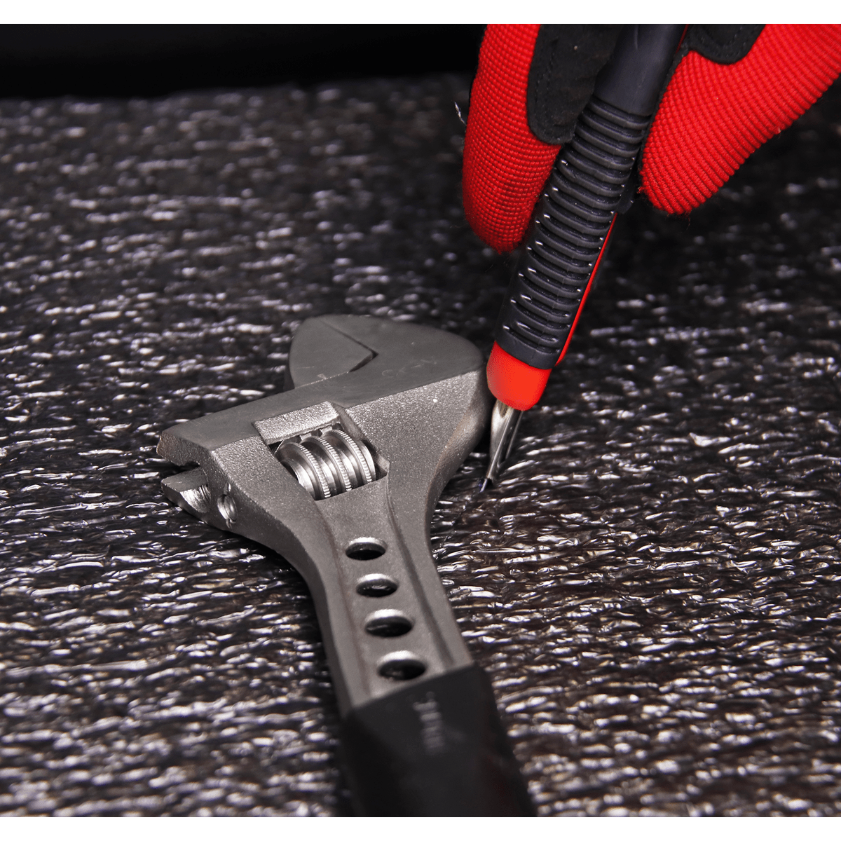 Sealey SF50R Easy Peel Shadow Foam® 1200 x 550 x 50mm - Red/Black - SF50R - Sealey Tools UK - Trade Counter Direct