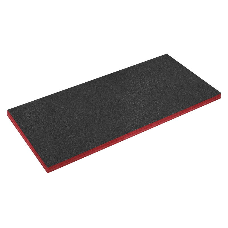 Sealey SF50R Easy Peel Shadow Foam® 1200 x 550 x 50mm - Red/Black - SF50R - Sealey Tools UK - Trade Counter Direct