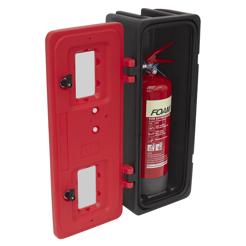 Sealey SFEC01 Fire Extinguisher Cabinet - Single - SFEC01 - Sealey Tools UK - Trade Counter Direct