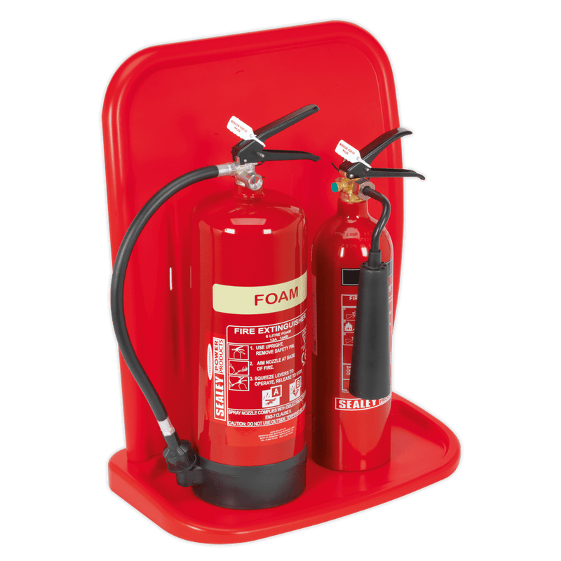 Sealey SFEH02 Fire Extinguisher Stand - Double - SFEH02 - Sealey Tools UK - Trade Counter Direct