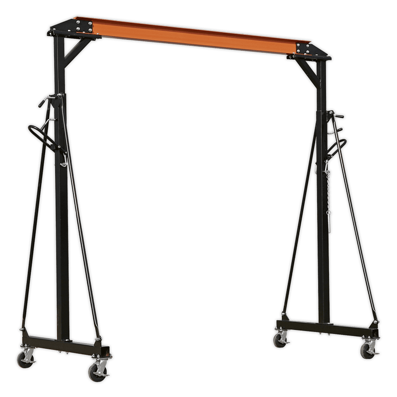 Sealey SG1000 Portable Gantry Crane Adjustable 1tonne - SG1000 - Sealey Tools UK - Trade Counter Direct