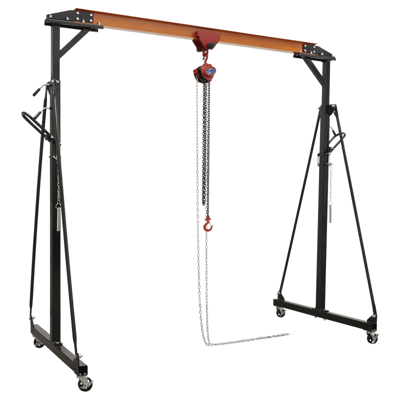 Sealey SG500KIT Portable Gantry Crane Adjustable 0.5tonne Combo - SG500KIT - Sealey Tools UK - Trade Counter Direct