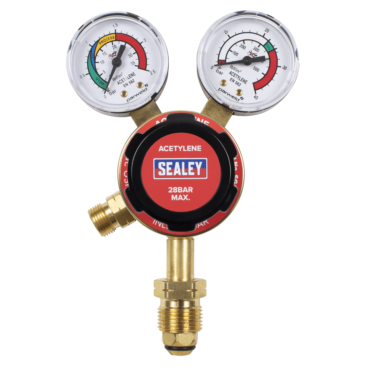 Sealey SGA40 Acetylene Regulator - SGA40 - Sealey Tools UK - Trade Counter Direct