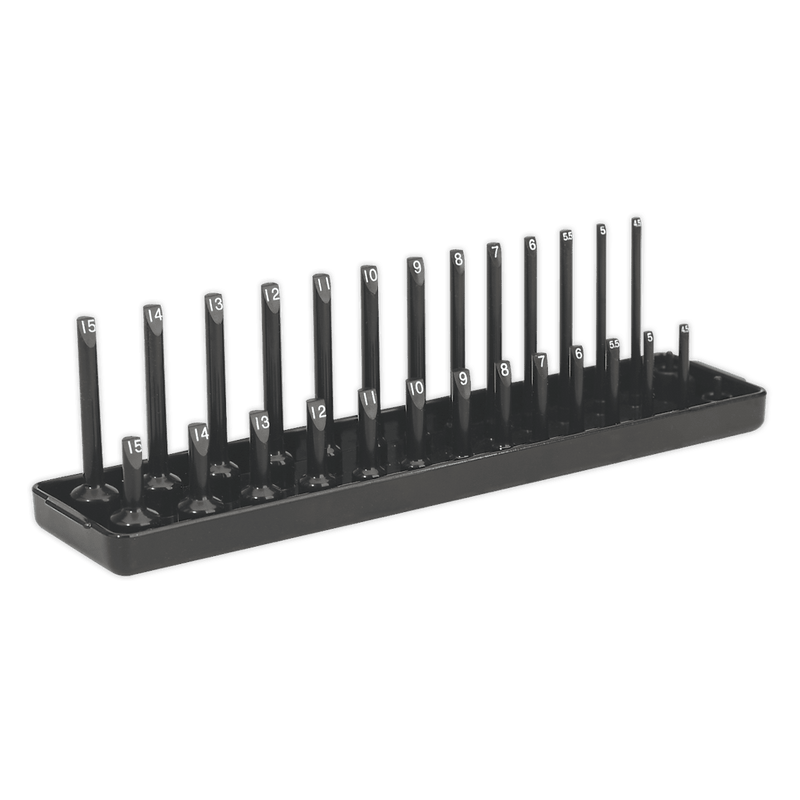 Sealey SH1414 Socket Holder 1/4"Sq Drive 4 - 15mm - SH1414 - Sealey Tools UK - Trade Counter Direct