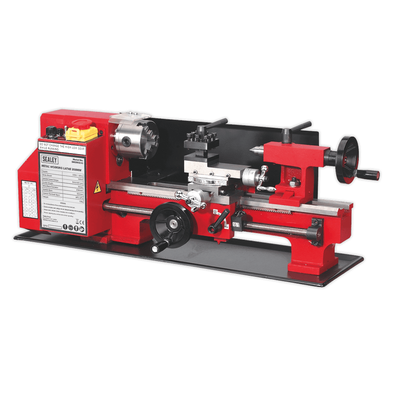 Sealey SM3002 Metalworking Lathe 300mm Between Centres - SM3002 - Sealey Tools UK - Trade Counter Direct