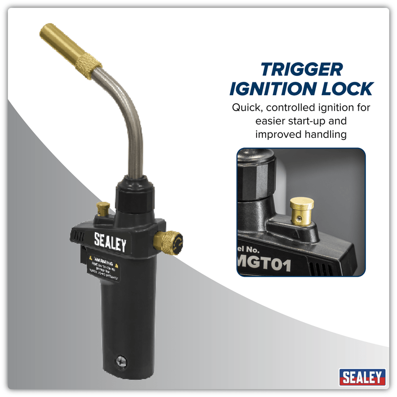 Sealey SMGT01 Brazing & Soldering MAPP Gas Torch - SMGT01 - Sealey Tools UK - Trade Counter Direct