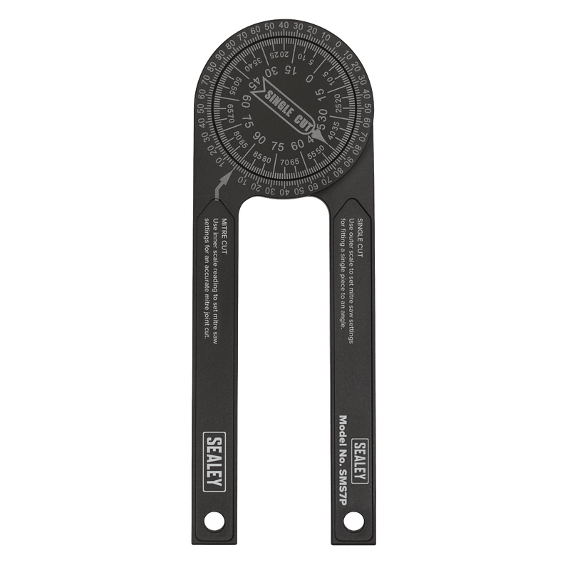 Sealey SMS7P Aluminium Mitre Saw Protractor - SMS7P - Sealey Tools UK - Trade Counter Direct
