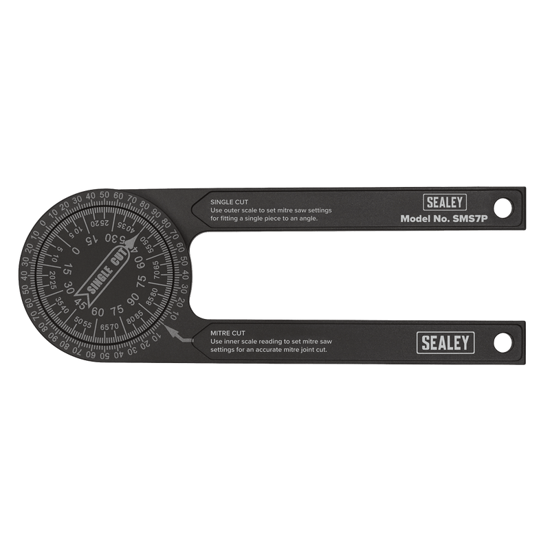 Sealey SMS7P Aluminium Mitre Saw Protractor - SMS7P - Sealey Tools UK - Trade Counter Direct