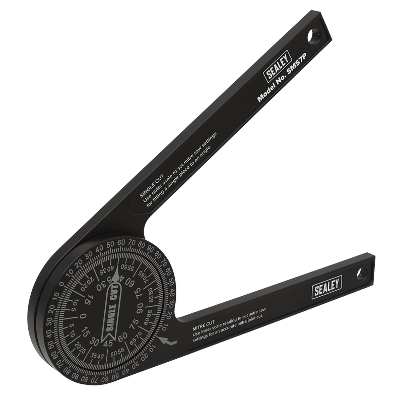 Sealey SMS7P Aluminium Mitre Saw Protractor - SMS7P - Sealey Tools UK - Trade Counter Direct