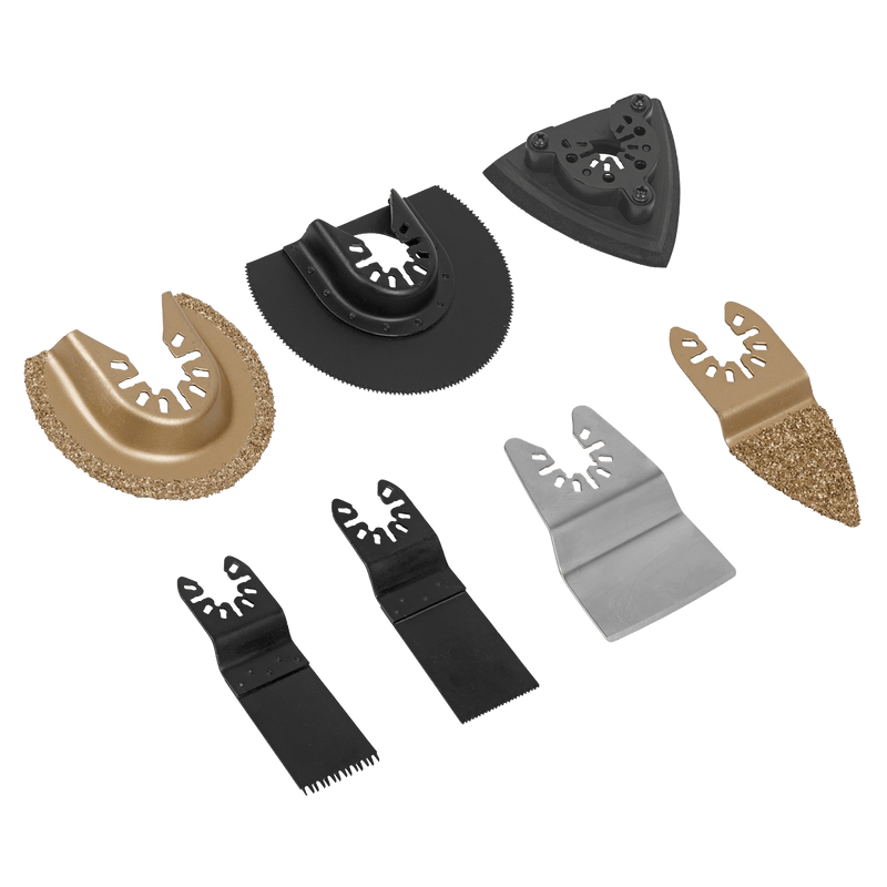 Sealey SMTS7 All-Purpose Multi-Tool Blade Set 7pc - SMTS7 - Sealey Tools UK - Trade Counter Direct