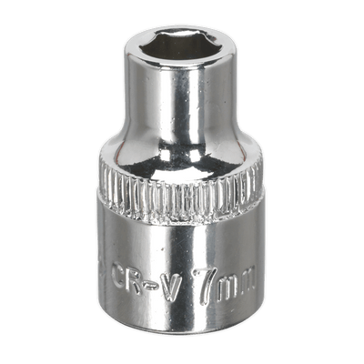 Sealey SP3807 WallDrive® Socket 7mm 3/8"Sq Drive Fully Polished - SP3807 - Sealey Tools UK - Trade Counter Direct