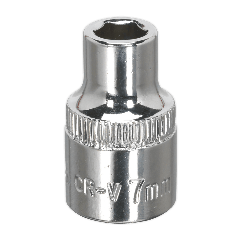 Sealey SP3807 WallDrive® Socket 7mm 3/8"Sq Drive Fully Polished - SP3807 - Sealey Tools UK - Trade Counter Direct