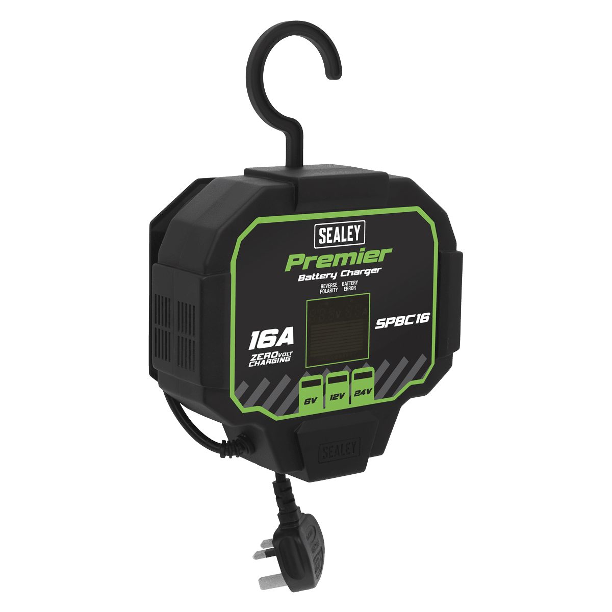 Sealey SPBC16 Battery Charger & Maintainer 16A Automatic - SPBC16 - Sealey Tools UK - Trade Counter Direct