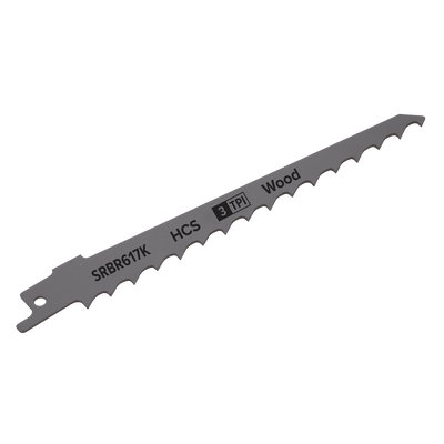 Sealey SRBR617K Reciprocating Saw Blade for Pruning & Coarse Wood 150mm 3tpi - Pack of 5 - SRBR617K - Sealey Tools UK - Trade Counter Direct