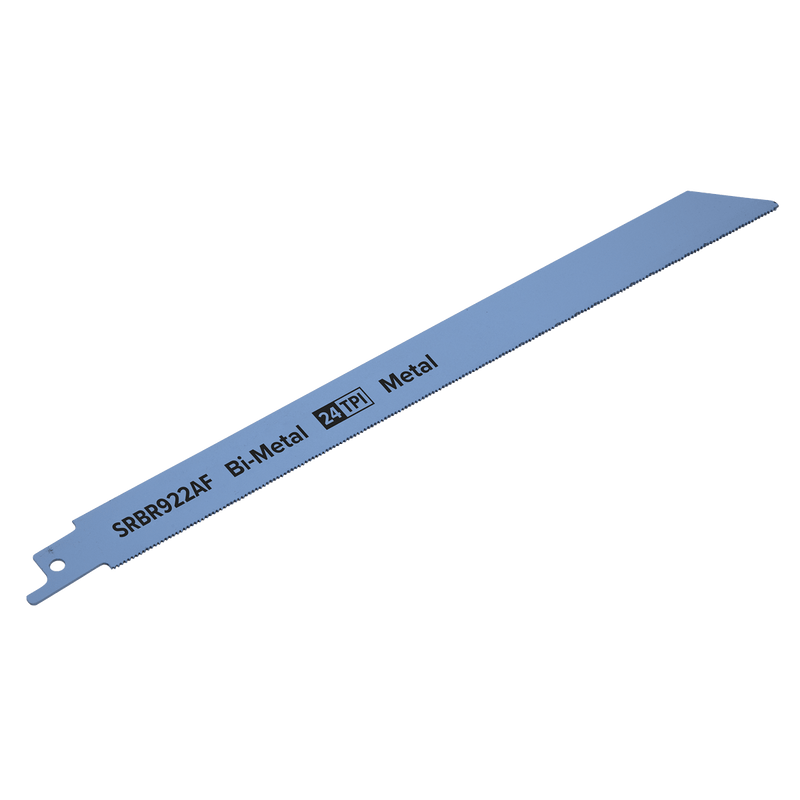 Sealey SRBR922AF Reciprocating Saw Blade Metal 230mm 24tpi - Pack of 5 - SRBR922AF - Sealey Tools UK - Trade Counter Direct