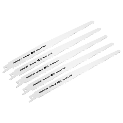 Sealey SRBR922DF Reciprocating Saw Blade for Wood & Nails 230mm 6tpi - Pack of 5 - SRBR922DF - Sealey Tools UK - Trade Counter Direct